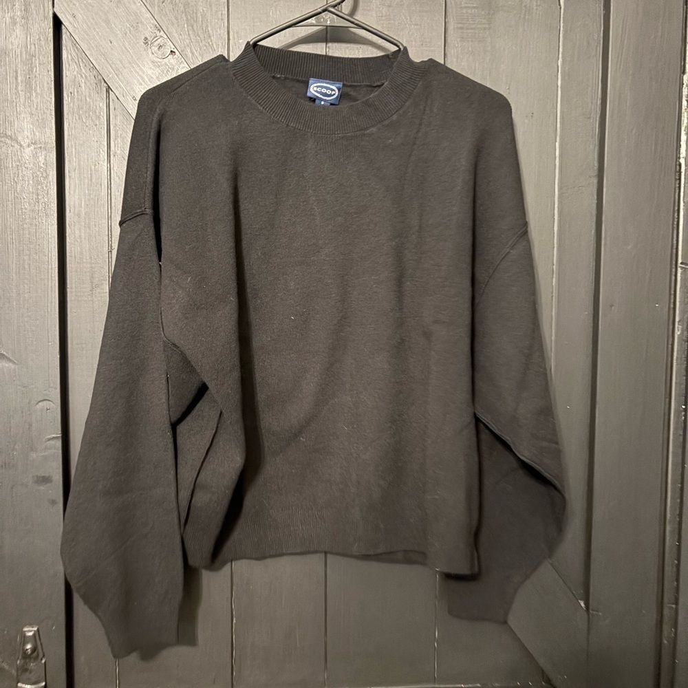 Goodfellow & Co Black Crewneck Pullover Sweater